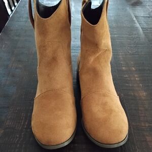 Tan,Black,Pink,or Blue Microfiber Booties